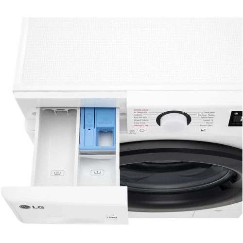 LG F4WR510SBW Elöltöltős szabadonálló mosógép, 10 kg, A energiaosztály, 1400 fordulat, Steam, Smart Diagnosis, Fehér