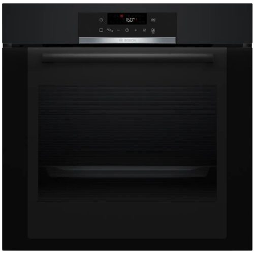 Bosch HBA372EB3 Beépíthető sütő - Serie4 - fekete - 71 l sütőtér - 7 funkció - 3D hőlégbefúvás - Energiaosztály: A+ - pirolitikus öntisztítás - AutoPilot10 - AirFry sütési mód