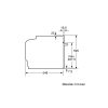 Bosch HBA372EB3 Beépíthető sütő - Serie4 - fekete - 71 l sütőtér - 7 funkció - 3D hőlégbefúvás - Energiaosztály: A+ - pirolitikus öntisztítás - AutoPilot10 - AirFry sütési mód
