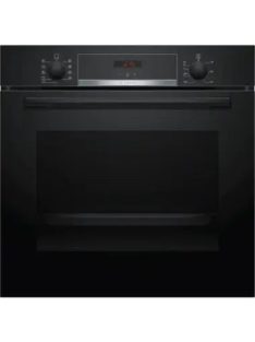   Bosch HBA534EB0 Önállóan beépíthető sütő- Serie 4- fekete, 71 L sütőtér, 7 funkció, teleszkópos sütősín, gyorsfelfűtés