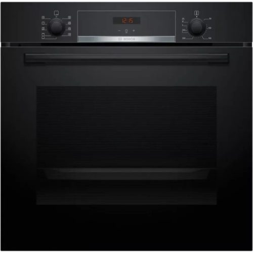 Bosch HBA534EB3 Önállóan beépíthető sütő - Serie4 - fekete - 71 l sütőtér - 7 funkció - 3D hőlégbefúvás - Energiaosztály: A+ - EcoClean hátfal
