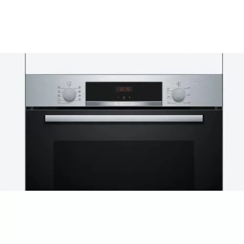 Bosch HBA534ES3 beépíthető sütő, nemesacél, 7 sütőfunkció, EcoClean hátfal, gyorsfelfűtés, teleszkópos sütősín, 71 liter (2 év garancia)