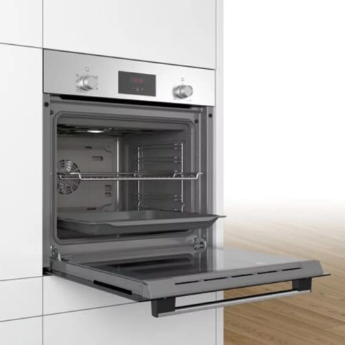 Bosch HBF133BR0 Serie2 beépíthető sütő, 66 l, 5 funkció, EcoClean, A Energiaosztály, Inox