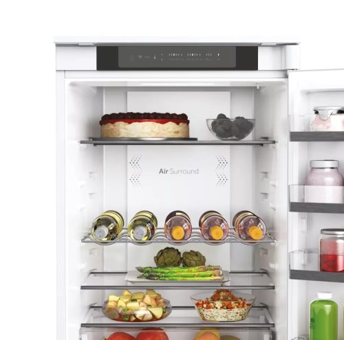 HAIER HBW5518E Beépíthető kombinált hűtőszekrény 177 cm magas,  248 l, Total No Frost, WiFi, LED világítás