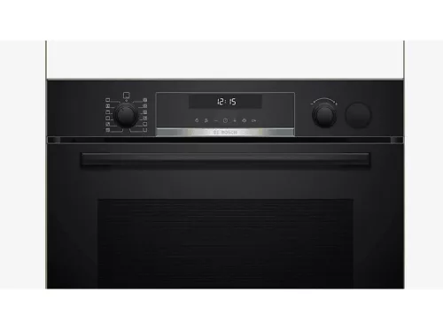 Bosch HRA5380B0 önállóan beépíthető sütő AddedSteam gőzfunkcióval, Serie 6, A energiaosztály, 71 L, 10 funkció, fekete