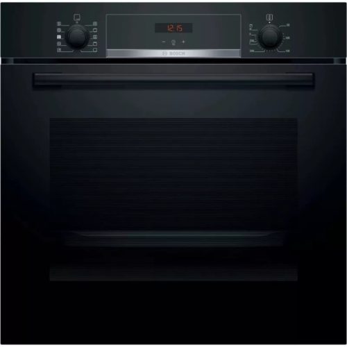 Bosch HRA574BB0 beépíthető sütő hozzáadott gőz funkcióval , Digit. kijelzővel, 71 L, teleszkópos sütősín nélkül, öntisztító funkció: pirolitikus