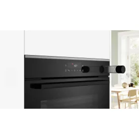   Bosch HRG272EB3 beépíthető sütő, fekete, 8 sütőfunkció, pirolitikus, gőzfunkciós, AirFry funkció tálcával, 3D hőlégbefúvás, 71 l
