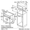BOSCH HRG7784B1 Beépíthető sütő AddedSteam hozzáadott gőzzel - Serie8 - Fekete - HomeConnect - 22 funkció, PerfectBake Plus, Pirolitikus, AirFry