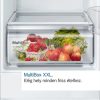 Bosch KIN86NSE0 beépíthető alulfagyasztós hűtőszekrény, bútorlap nélkül, E energiaosztály, hűtő: 184L, fagyasztó: 76L, No-frosttal, zajszint: 35 dB,