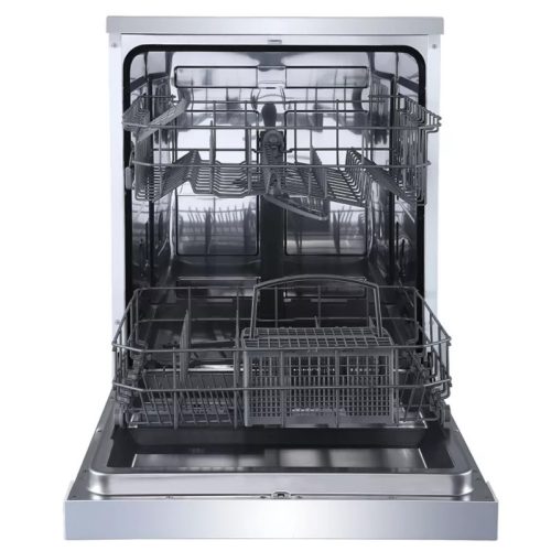 Midea MFD60S120X-HR Szabadonálló mosogatógép, 12 teríték, 11 L fogyasztás, 6 program, 49 db zajszint, E energiaosztály, Alsó evőeszköztartó kosár, 60 cm, Digit. kijelző