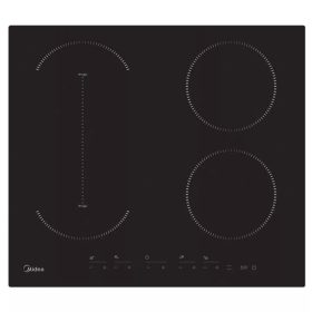   Midea MIH 616AC  Beépíthető Indukciós főzőlap Keret nélküli, 8000 W, Érintőszenzoros, Gyerekzár, Booster funkció nélkül