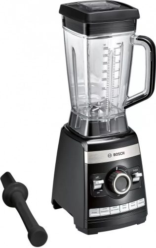 Bosch MMBH6P6B turmixgép, fekete, fokozatmentes, 2 l-es Tritán turmixkehely, nemesacél pengék, 6 automata program, 1600 W