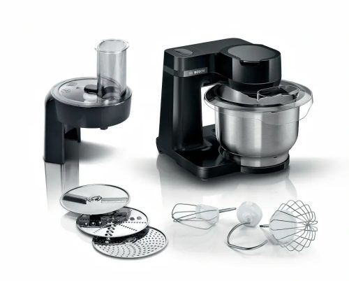 BOSCH MUMS2EB01 konyhai robotgép, fekete, 700 W,  3,8 L, 4 fokozat (kartonsérült)
