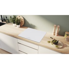   Bosch PIF612BB1E Indukciós üvegkerámia főzőlap - Serie6 - Fehér - 60cm - Keret nélküli kivitel - 4 indukciós főzőzóna, 7,4kW
