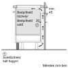 Bosch PIF612BB1E Indukciós üvegkerámia főzőlap - Serie6 - Fehér - 60cm - Keret nélküli kivitel - 4 indukciós főzőzóna, 7,4kW