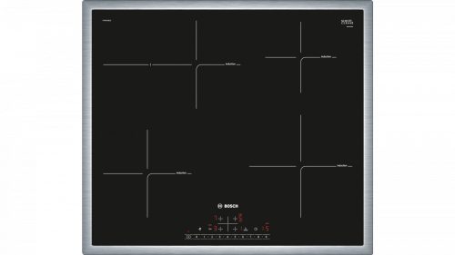 Bosch PIF645FB1E beépíthető indukciós főzőlap, nemesacél keret - DirectSelect