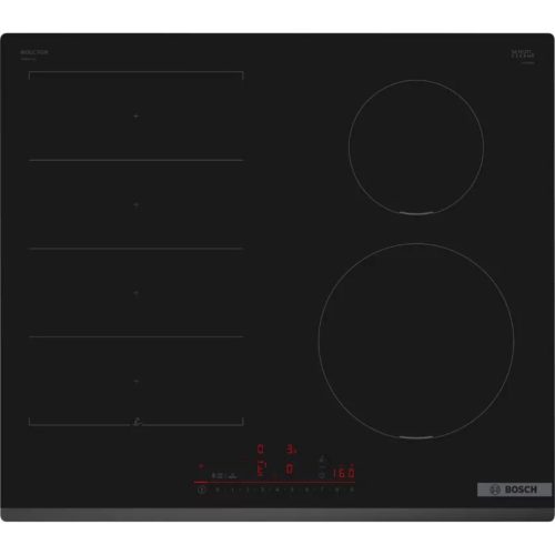 Bosch PIX631HC1E beépíthető indukciós főzőlap, 60cm, DirectSelect, FlexInduction, PerfectFry Plus, Timer, QuickStart, 7.4 kW, 2 fázisra köthető (2 év garancia)