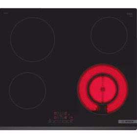   Bosch PKF631BB2E Beépíthető kerámia főzőlap keret nélkül, fekete, 60 cm, 6600 W, érintőszenzoros, gyerekzár, 