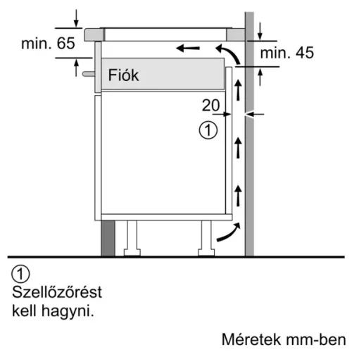 Bosch PVS645HB1E beépíthető indukciós főzőlap, 60cm, CombiZone, DirectSelect, Timer, QuickStart, 6.9kW (2 év garancia)