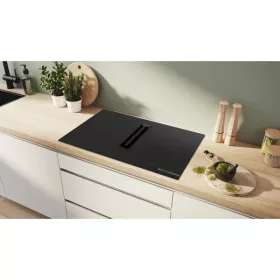  Bosch PVS811B16E beépíthető indukciós főzőlap beépített páraelszívóval, 80 cm, érintővezérlés, Booster funkció, időzítő, 622 m3/h elszívási teljesítmény, 61-69 dB/A (3 év garancia)