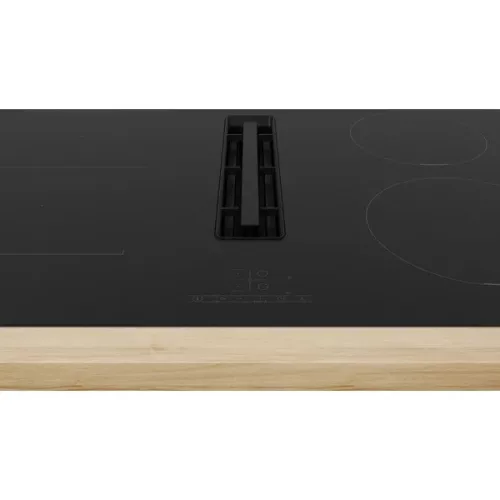 Bosch PVS811B16E beépíthető indukciós főzőlap beépített páraelszívóval, 80 cm, érintővezérlés, Booster funkció, időzítő, 622 m3/h elszívási teljesítmény, 61-69 dB/A (3 év garancia)