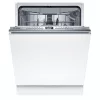 Bosch SBH4ECX28E Serie 4, Beépíthető mosogatógép, 14 teríték, 60 cm, XXL, Wifi, VarioHinge - csúszózsanér, status light, 86,5 cm magas