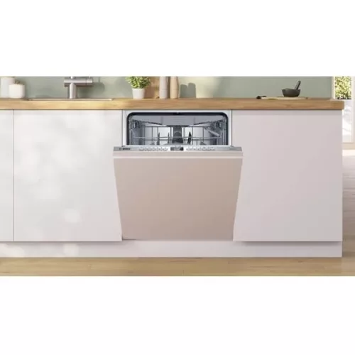 Bosch SBH4ECX28E Serie 4, Beépíthető mosogatógép, 14 teríték, 60 cm, XXL, Wifi, VarioHinge - csúszózsanér, status light, 86,5 cm magas