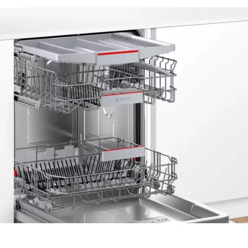Bosch SMH4HVX00E beépíthető mosogatógép, 60 cm, 14 teríték, D energiaosztály, Expressz program, VarioSpeed, VarioDrawer, InfoLight, AquaStop, 46 dB(A)