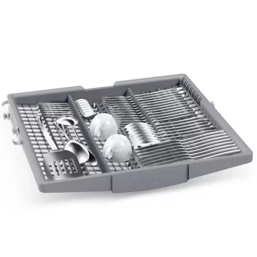 Bosch SMV25EX02E Beépíthető mosogatógép, 13 teríték, 9.5 L fogyasztás, 5 program, 48 dB zajszint, E energia, Felső evőeszköztartó , 60 cm, Digit. kijelző nélkül, Au