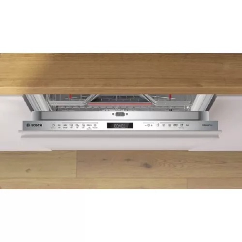 Bosch SMV6ECX20E beépíthető mosogatógép, 60cm, 14 teríték, Extra szárítás, WIFI, VarioDrawer, MaxFlex kosarak, TimeLight padlófény, 42dB(A)