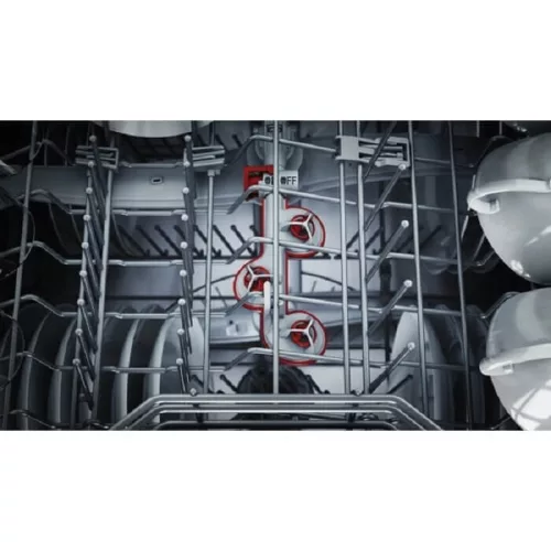 Bosch SMV6ECX20E beépíthető mosogatógép, 60cm, 14 teríték, Extra szárítás, WIFI, VarioDrawer, MaxFlex kosarak, TimeLight padlófény, 42dB(A)