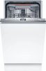Bosch SPV4EMX24E Beépíthető mosogatógép, 10 teríték, 45 cm, 8.9 L fogyasztás, 6 program, 44 dBa zajszint, C energiaosztály, Felső evőeszköztartó tálca