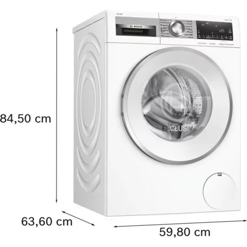 Bosch WGG244F9BY Elöltöltős mosógép - i-DOS automatikus adagolás - IronAssist gőzprogram - 9 kg - A energiaosztály - 1400 ford/perc