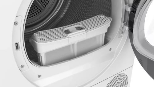 Bosch WQG24101BY Hőszivattyús szárítógép D energiaosztály, 9 kg, 18 program, 63 dB, Inverter motor nélkül