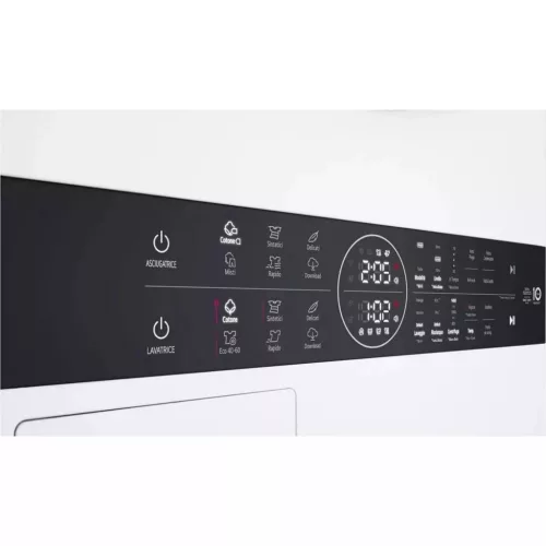 LG WT1210WWF WashTower™ Mosó-szárítógép, 12/10 kg, max. 1400 ford./perc, Steam™, TurboWash™360, Automatikus kondenzátortisztítás